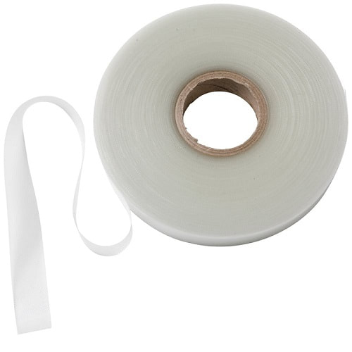 Poly Budding/Grafting Tape, Clear, 1in Width x 300ft Length, Pack of